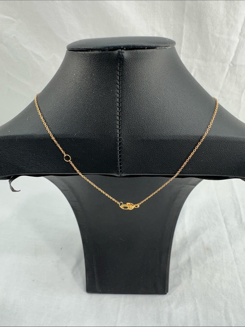 NIB Judith Ripka 14K Gold Necklace Moon & Star 3.6gm Charms/Pendants 16"-18" - Picture 2 of 11